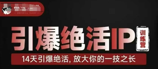 引爆绝活IP训练营，14天引爆绝活，放大你的一技之长_泡桐学堂
