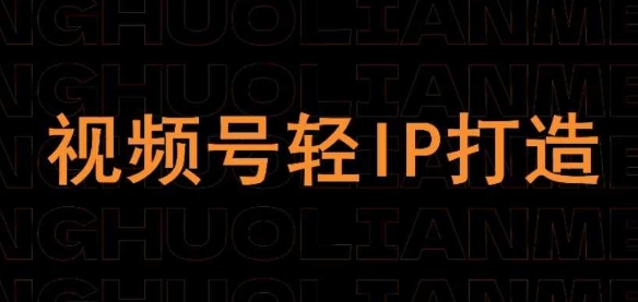 视频号线上课程，视频号轻IP打造_泡桐学堂