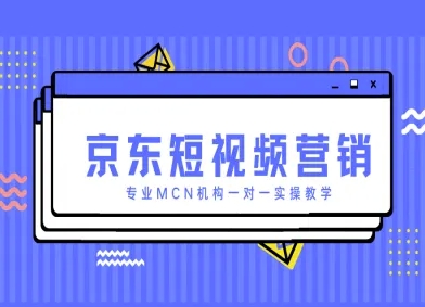 京东短视频营销项目，专业MCN机构一对一实操教学_泡桐学堂