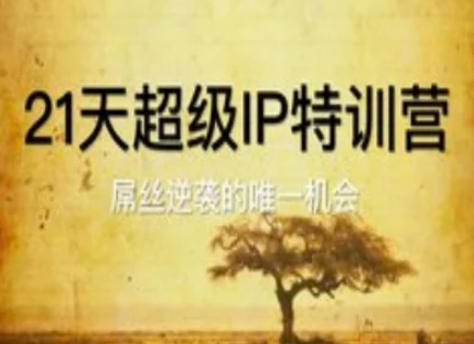 21天超级IP特训营，屌丝逆袭的唯一机会_泡桐学堂