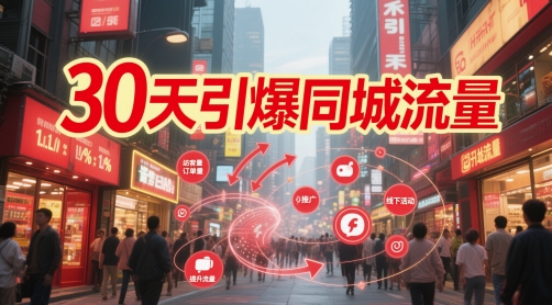 30天引爆同城流量：团购篇 认知篇 流量篇 来客篇 达人篇 老板人设IP篇 投流篇_泡桐学堂