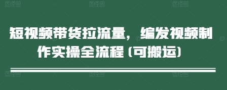 短视频带货拉流量，编发视频制作实操全流程(可搬运)_泡桐学堂