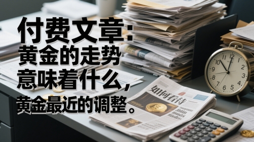 付费文章：黄金的走势意味着什么，如何看待黄金最近的调整_泡桐学堂