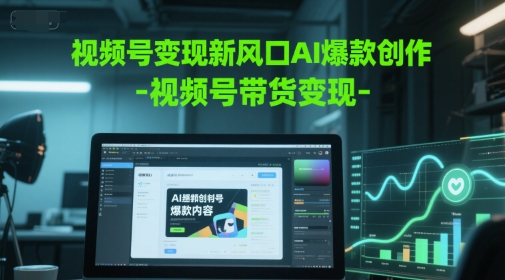 视频号变现新风口AI爆款创作-视频号带货变现_泡桐学堂