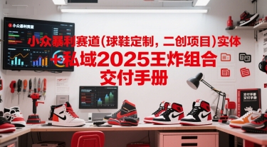 小众暴利赛道(球鞋定制，二创项目)实体+私域2025王炸组合  交付手册_泡桐学堂