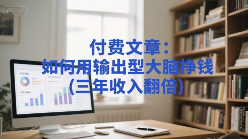 付费文章：如何用输出型大脑挣钱(三年收入翻倍)_泡桐学堂
