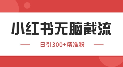 小红书截流同行客源，独家野路子获客玩法 日引200+暴力获客【揭秘】_泡桐学堂