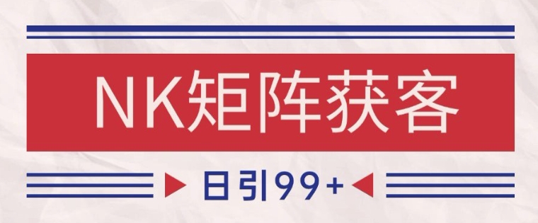 小红书某音NK赛道引流获客 自热矩阵日引200+【揭秘】_泡桐学堂