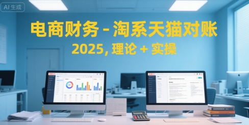 电商财务-淘系天猫对账2025，理论+实操_泡桐学堂