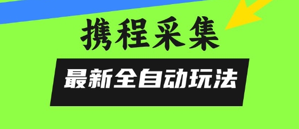 携程信息采集全自动玩法，0风控，无脑开干【揭秘】_泡桐学堂