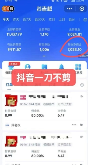 抖音短视频一刀不剪带货，不剪辑，不直播，每天发个视频，等着出单获取带货佣金_泡桐学堂