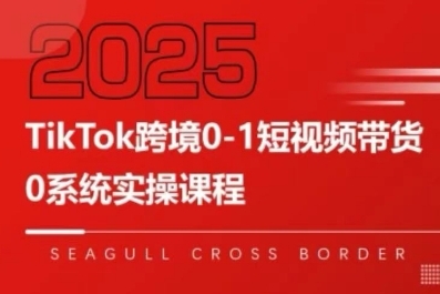 TikTok跨境0-1短视频带货，系统拆解TikTok跨境带货全链路，实现跨境可持续盈利_泡桐学堂